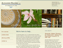 Tablet Screenshot of halpernmeacham.com